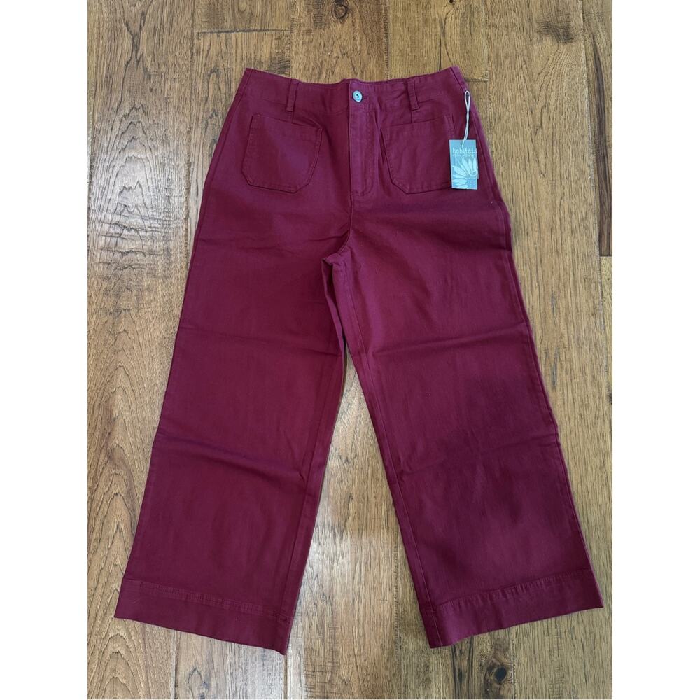 NWT - Habitat Stretch Denim Wide Ankle Jean - Size 16 - Picture 4 of 7